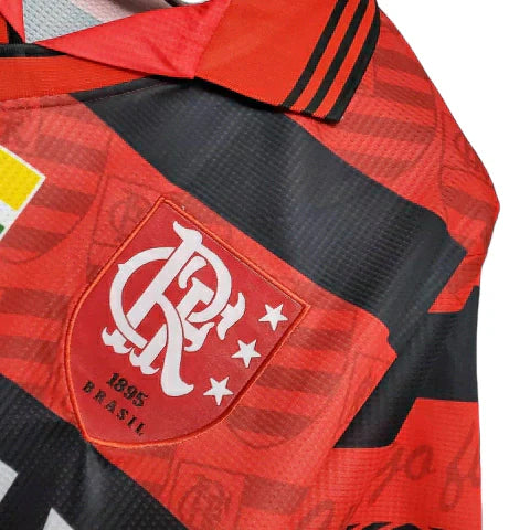 Camisa Flamengo Retrô 1995 Vermelha e Preta - Umbro