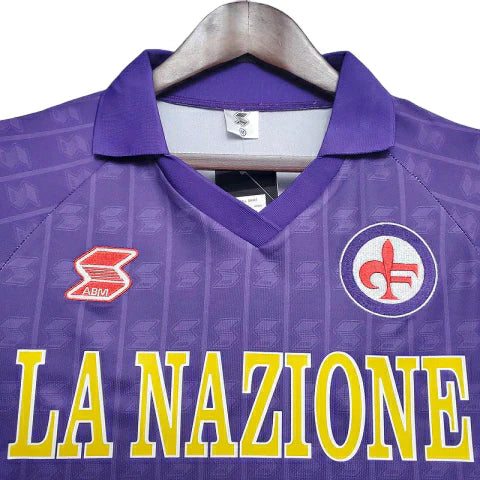 Camisa Fiorentina Retrô 1989/1990 Roxa - ABM