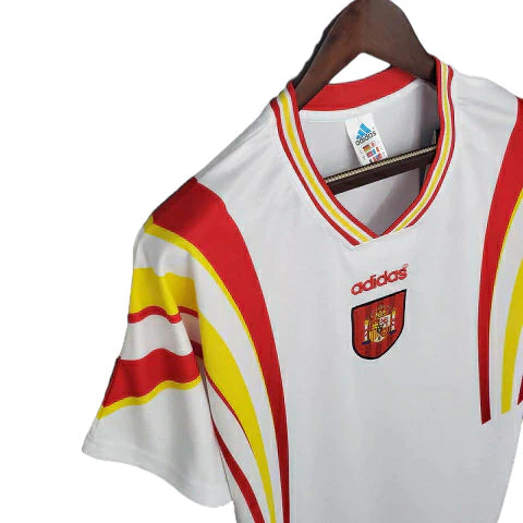 Camisa Espanha Retrô 1996 Branca - Adidas