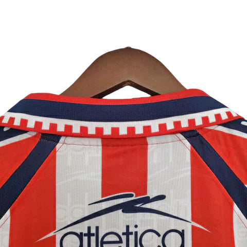 Camisa Chivas Retrô 1999/2000 Vermelha e Branca - Atletica