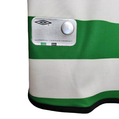 Camisa Celtic Retrô 2001/2003 Verde e Branca - Umbro