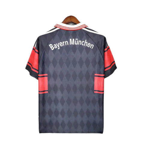 Camisa Bayern Retrô 1997/1999 Preta e Vermelha - Adidas