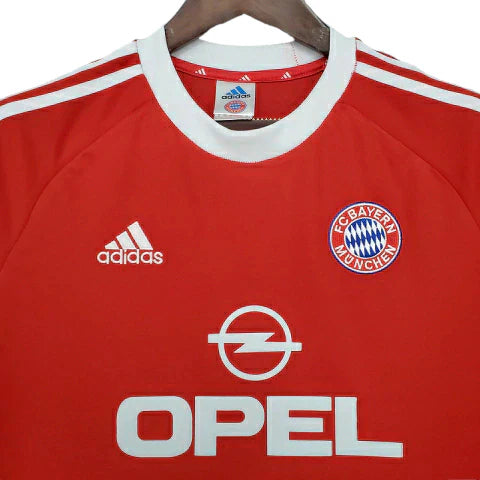 Camisa Bayern de Munique Retrô 2000/2001 Vermelha - Adidas