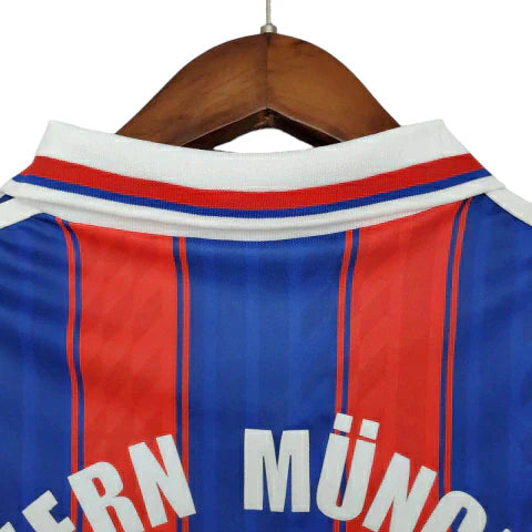 Camisa Bayern de Munique Retrô 1995/1997 Azul e Vermelha - Adidas