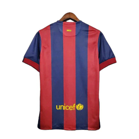 Camisa Retro Barcelona I Home Nike 2014/15 Masculino Azul e Grená 14/15