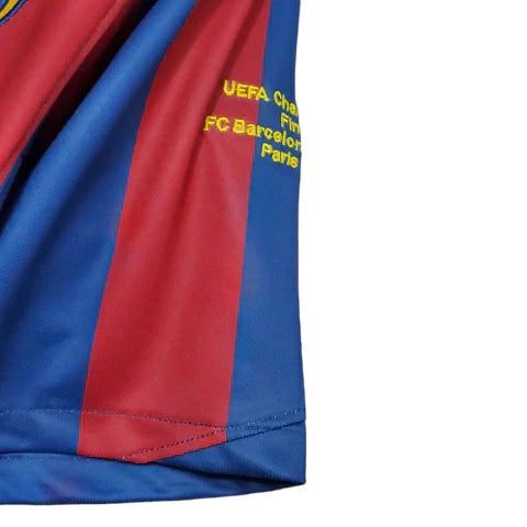 Camisa Retrô Barcelona Nike 2006/07 Masculino Azul e Grená