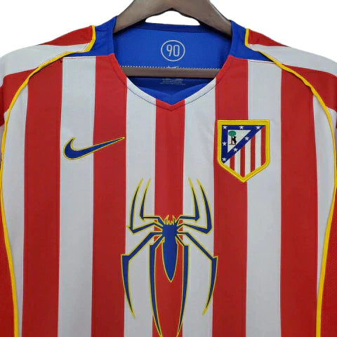 Camisa Atlético de Madrid Retrô 2004/2005 Vermelha e Branca - Nike