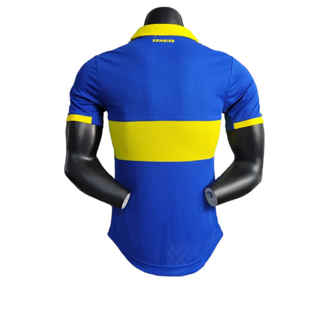 Camisa Boca Juniors I 23/24 Jogador Adidas Masculina - Azul e Amarelo