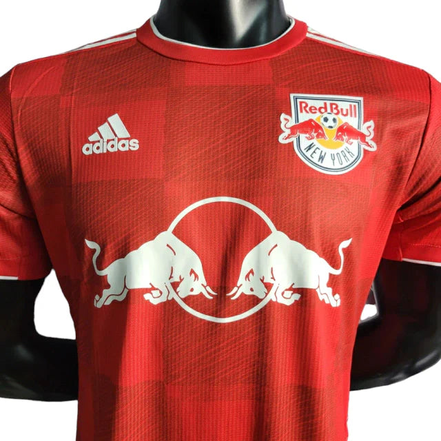 Camisa New York Red Bull Home 22/23 Jogador Adidas Masculina - Vermelha