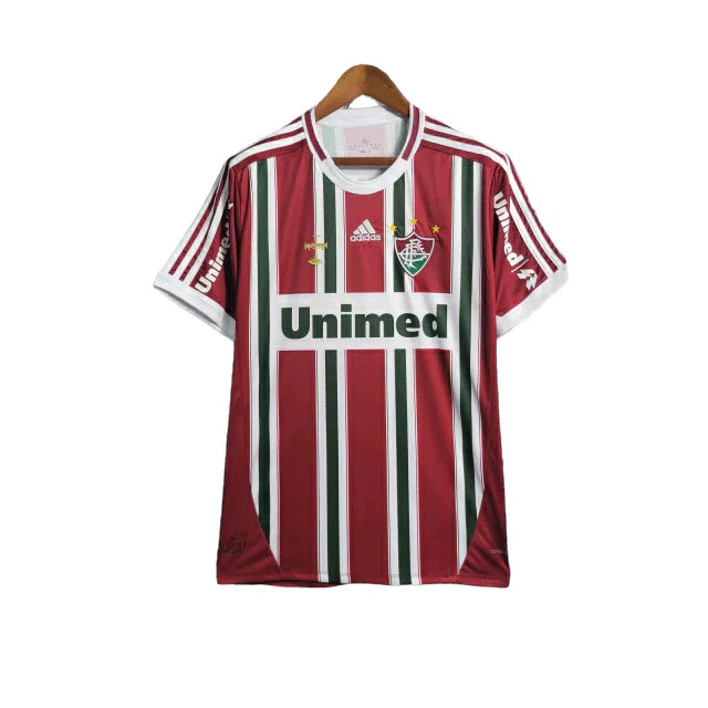 Camisa Fluminense I 2012 Adidas Retro Masculina - Tricolor Unimed