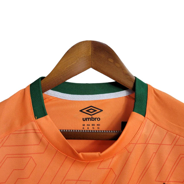 Camisa Fluminense Goleiro Treino II 22/23 Torcedor Masculino - Laranja