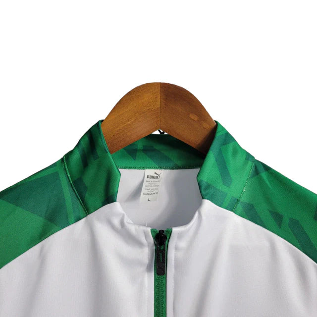 Jaqueta Palmeiras 23/24 Masculino Puma - Branca com detalhes em verde