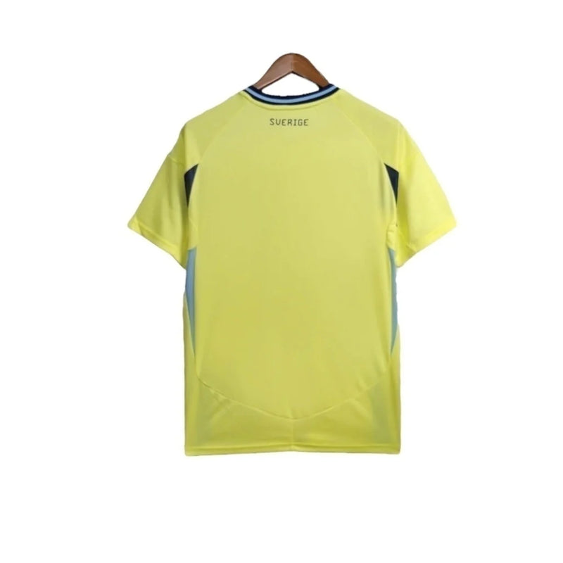 Camisa Suécia I Home 2024/25 Adidas Torcedor Masculino Amarelo