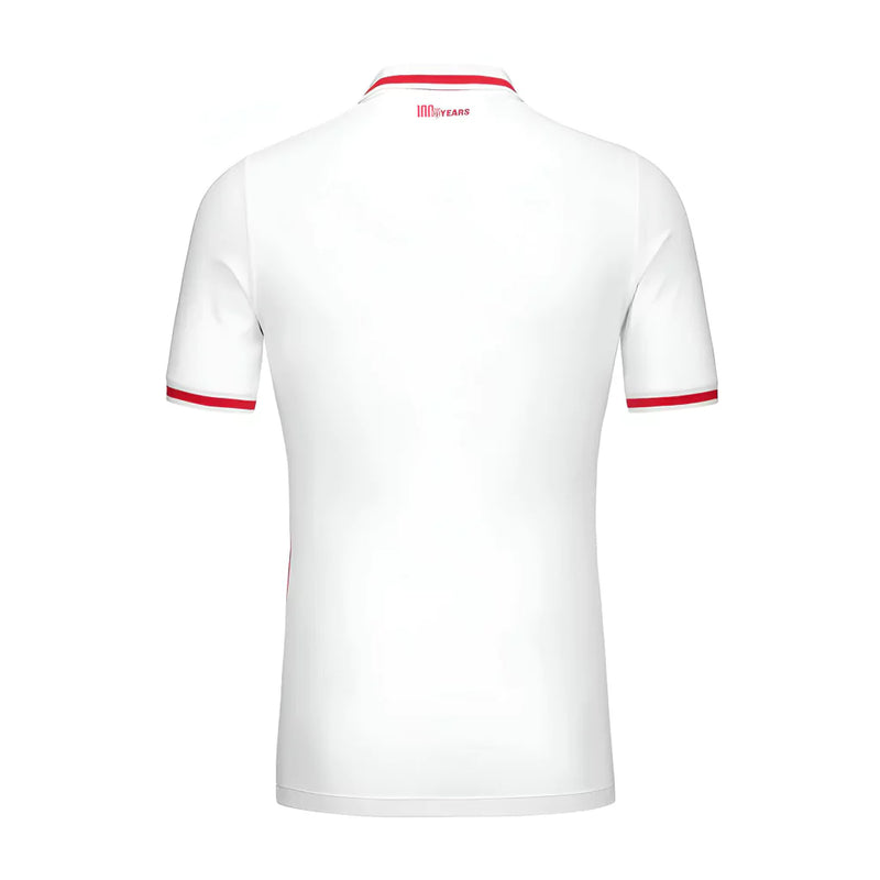 Camisa Monaco I Home Kappa Torcedor 2024/25 Masculino Vermelho e Branco