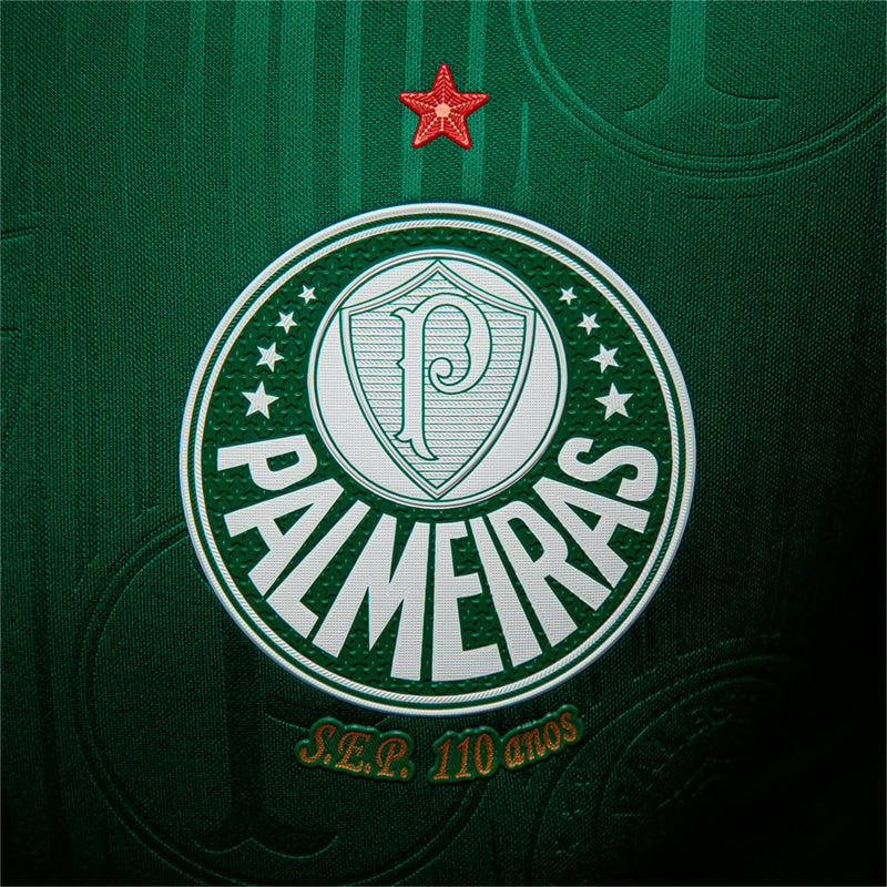 Camisa Palmeiras I Home Puma Torcedor 2024/25 Masculino Verde