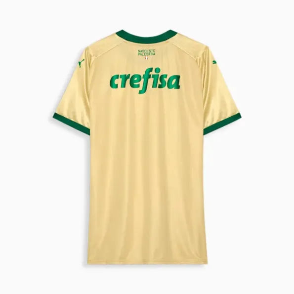 Camisa Palmeiras Puma III 2024/25 Torcedor Masculino Dourado