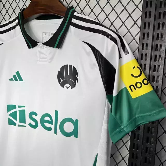 Camisa Newcastle III Third 2024/25 Adidas Torcedor Masculino Branco