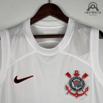 Camisa Corinthians I 2023/24 Regata Masculina - Branca Nike