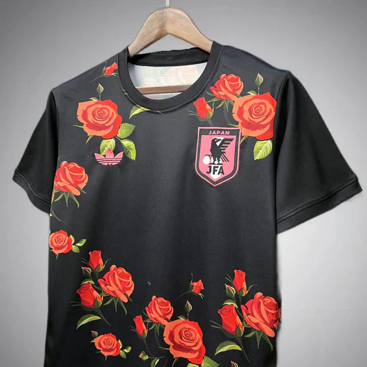 Camisa Japão 2023/24 Adidas Torcedor Versão Samurai Rosa Masculino Preto