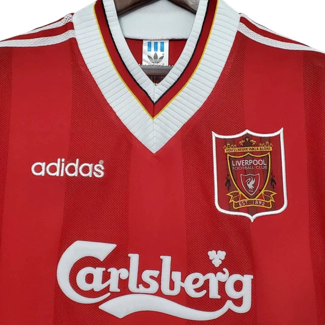 Camisa Liverpool Retrô 1996/1997 Vermelha e Branca - Adidas